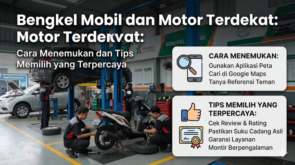 Bengkel Mobil dan Motor Terdekat: Cara Menemukan dan Tips Memilih yang Terpercaya