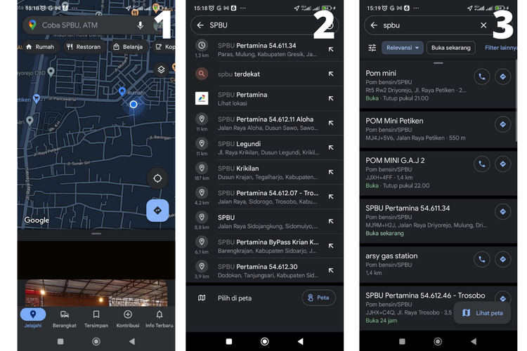 Panduan Menemukan SPBU Terdekat Lewat Google Maps Agar Perjalanan Mudik Tetap Lancar